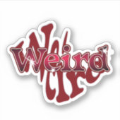 vreemd sticker (Voorkant)