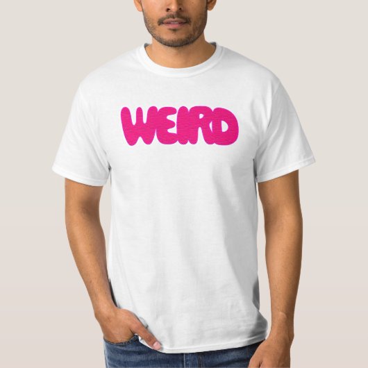vreemd t-shirt (Voorkant)