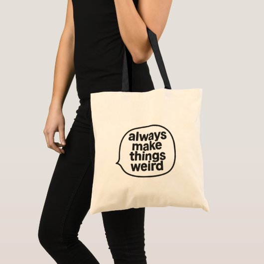 vreemd tote bag (Voorkant (product))