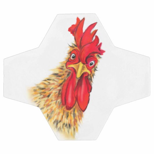 Vreemd verrast nieuwsgierig Voetbal van Rooster (Enkel)