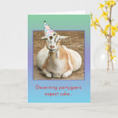 Vreemd vetgeit op feestdag in Pet Kaart (Gele Bloem)