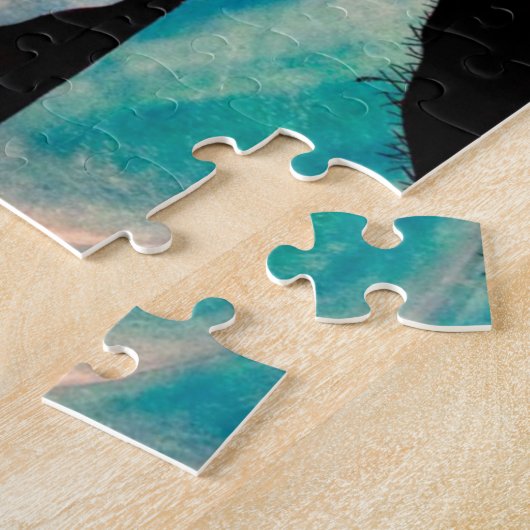 Vreemd voor deze planeet puzzel legpuzzel (Zijkant)