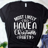 Vreemd waarschijnlijk kerstfeest T-shirt