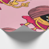 Vreemd werkpapier cadeaupapier (Hoek)