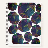 Vreemd zentangle patroon notitieboek (Voorkant)