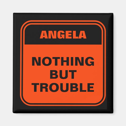 Vreemd zwart sinaasappel alleen maar problemen per magneet (Voorkant)