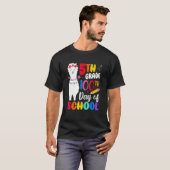 Vreemde 100e schooldag geen prob llama Happy 100t T-shirt (Voorkant volledig)
