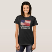 Vreemde 70ste verjaardag van de vlag die Amerika g T-shirt (Voorkant volledig)