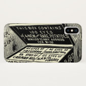 Vreemde  aardappeladvertentie Case-Mate iPhone case (Achterkant (horizontaal))