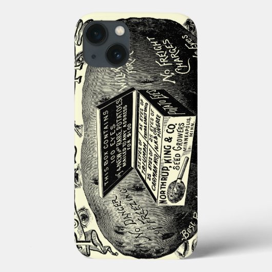 Vreemde  aardappeladvertentie Case-Mate iPhone case (Achterkant)