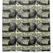 Vreemde  aardappeladvertentie douchegordijn (Voorkant)