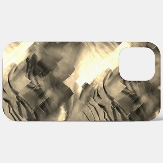 Vreemde abstracte mozaïek met schok van tonen Case-Mate iPhone case (Achterkant (horizontaal))