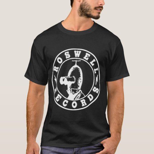 Vreemde Alien Roswell Platen T-shirt (Voorkant)