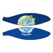 Vreemde astronaut in de ruimte en de cartoon basketbal (Panelen)