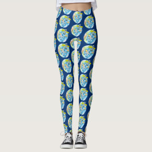 Vreemde astronaut in de ruimte en de cartoon leggings