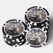 vreemde bewerkte foto poker chips (Opstapeling)