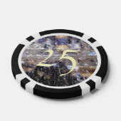 vreemde bewerkte foto poker chips (Enkel)
