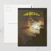 Vreemde bezienswaardigheden in de lucht briefkaart (Voorkant / Achterkant)