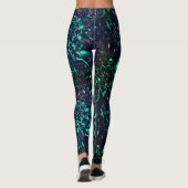 Vreemde bloem verloren in puin leggings (Achterkant)