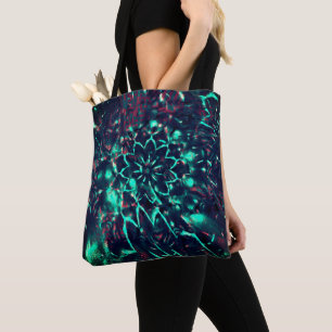 Vreemde bloem verloren in puin tote bag