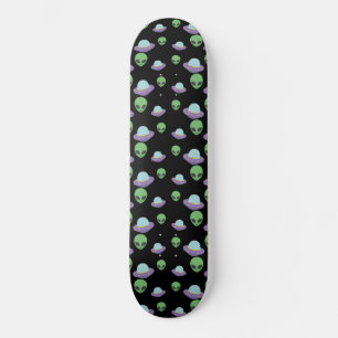 Vreemde buitenaardse buitenaardse Aliens UFO's Persoonlijk Skateboard