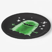 vreemde buitenaardse illustratie van cartoon papieren bordje (Gekanteld)