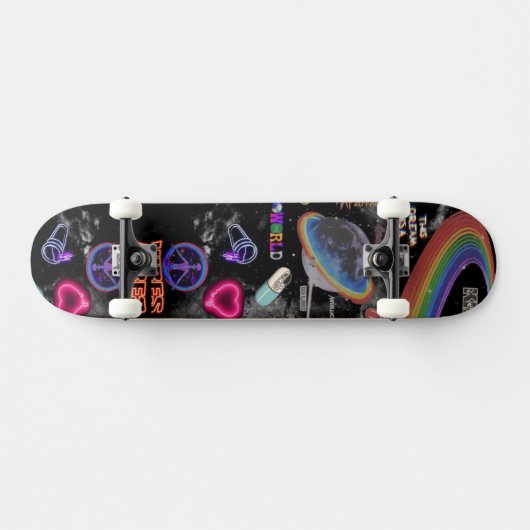 Vreemde buitenruimte, vreemdelingen persoonlijk skateboard (Horizontaal)