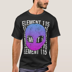 Vreemde buitenwereld samenzweringsgebied 51 UFO-el T-shirt