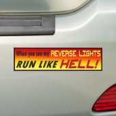 Vreemde Bumperstickers voor seniorkaarten en gesch (Op auto)
