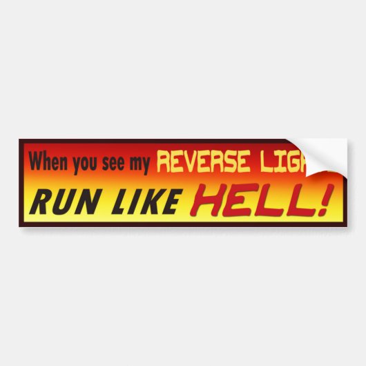 Vreemde Bumperstickers voor seniorkaarten en gesch (Voorkant)