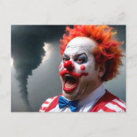 Vreemde clown en tornado