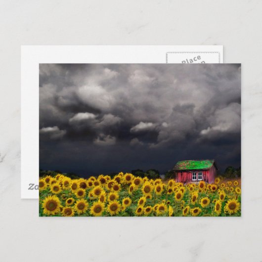 Vreemde dag, Briefkaart (Voorkant / Achterkant)