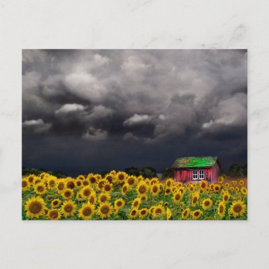 Vreemde dag, Briefkaart (Voorkant)