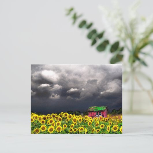 Vreemde dag, briefkaarten (Staand voorkant)