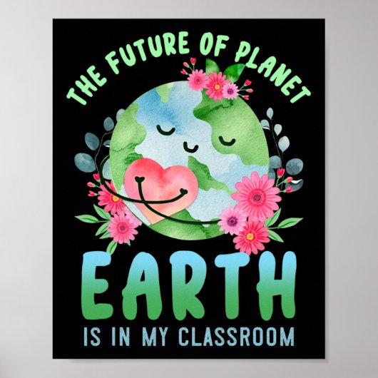 Vreemde Dag van de Aarde Elke dag Toekomst van het Poster (Voorkant)