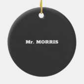 Vreemde dag van taalonderwijzers, Geweldige Keramisch Ornament (Achterkant)