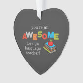 Vreemde dag van taalonderwijzers, Geweldige Ornament (voorkant)