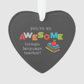 Vreemde dag van taalonderwijzers, Geweldige Ornament (voorkant)