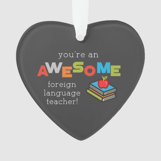 Vreemde dag van taalonderwijzers, Geweldige Ornament (voorkant)