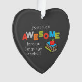 Vreemde dag van taalonderwijzers, Geweldige Ornament (voorkant)