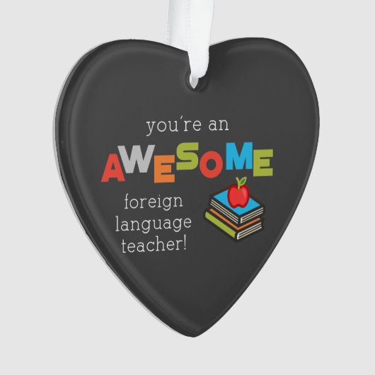 Vreemde dag van taalonderwijzers, Geweldige Ornament (voorkant)