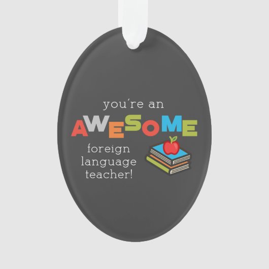 Vreemde dag van taalonderwijzers, Geweldige Ornament (voorkant)