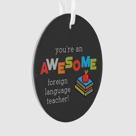 Vreemde dag van taalonderwijzers, Geweldige Ornament (voorkant)