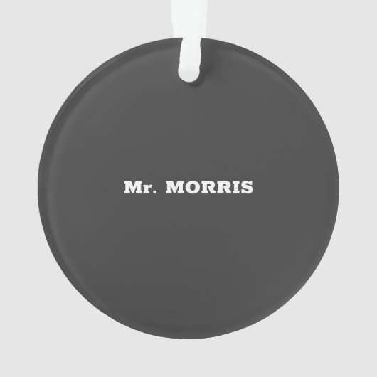 Vreemde dag van taalonderwijzers, Geweldige Ornament (achterkant)