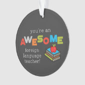 Vreemde dag van taalonderwijzers, Geweldige Ornament (voorkant)