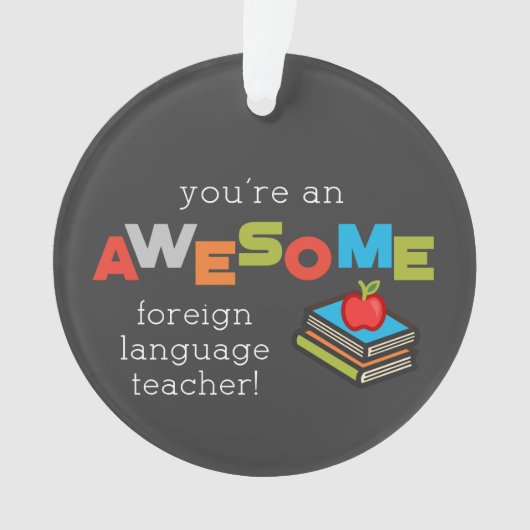 Vreemde dag van taalonderwijzers, Geweldige Ornament (voorkant)