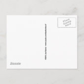 Vreemde Dag Visgrappen Cartoon Briefkaart (Achterkant)