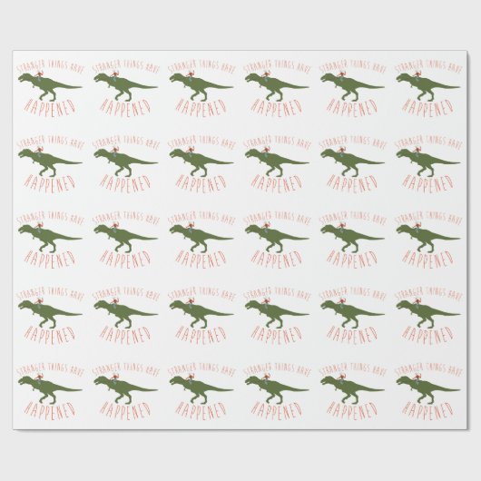 Vreemde dingen cadeaupapier (Vlak)