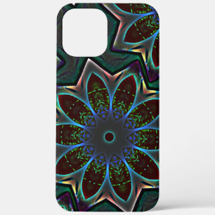 Vreemde donkere cirkelellips met abstracte bladere Case-Mate iPhone case