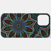 Vreemde donkere cirkelellips met abstracte bladere Case-Mate iPhone case (Achterkant / Rechts)